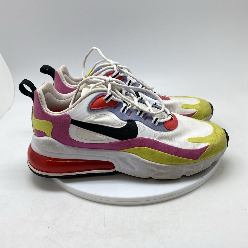 Nike Sneakers‎ Womens 8.5 Air Max 270 React CZ9351-100 White Running Gym Shoes